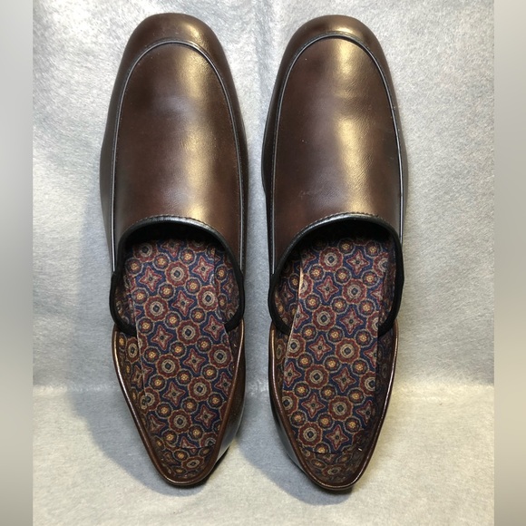 TOWNCRAFT MEN’S BROWN SLIPPERS, BRAND NEW, SIZE 11, MAN MADE MATERIALS - Picture 3 of 6